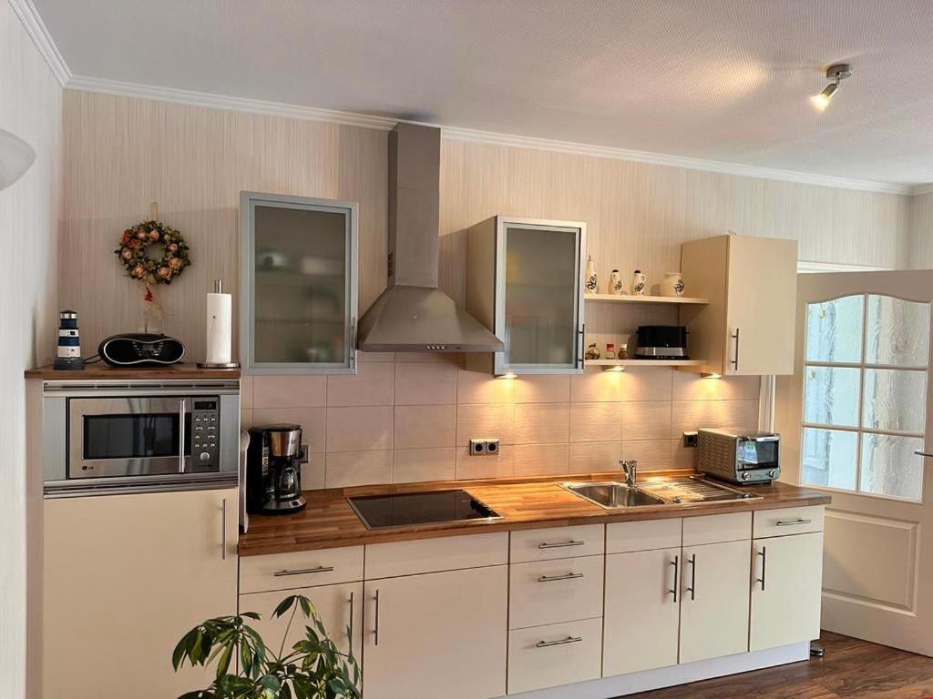 Ferienwohnung Seerose ザスニッツ エクステリア 写真