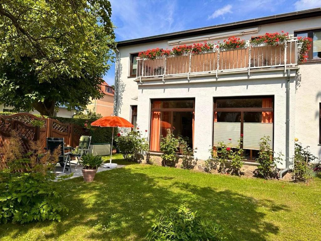 Ferienwohnung Seerose ザスニッツ エクステリア 写真